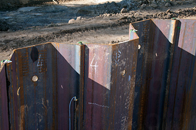 &copy; Helmut Kloth: Spundbohlen