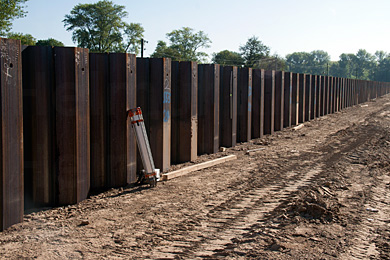 &copy; Helmut Kloth: Spundbohlen